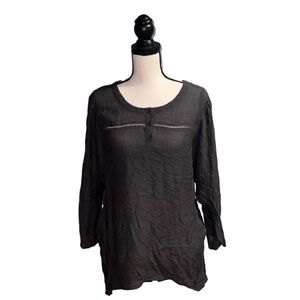 *Monoreno- Dark grey long sleeve shirt
